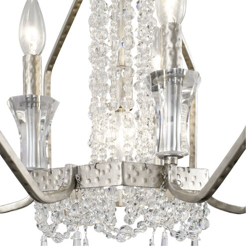 Barcelona 4 Light 18 inch Transcend Silver and Clear Pendant Ceiling Light