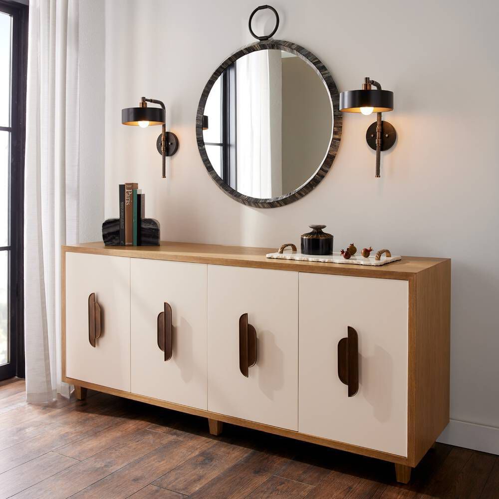 Aaron 1 Light 9.5 inch Bronze/Heritage Brass/Gray/Black Sconce Wall Light