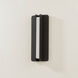 Dune LED 6 inch Textured Black ADA Wall Sconce Wall Light