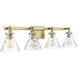 Barlon 4 Light 34.75 inch Bathroom Vanity Light