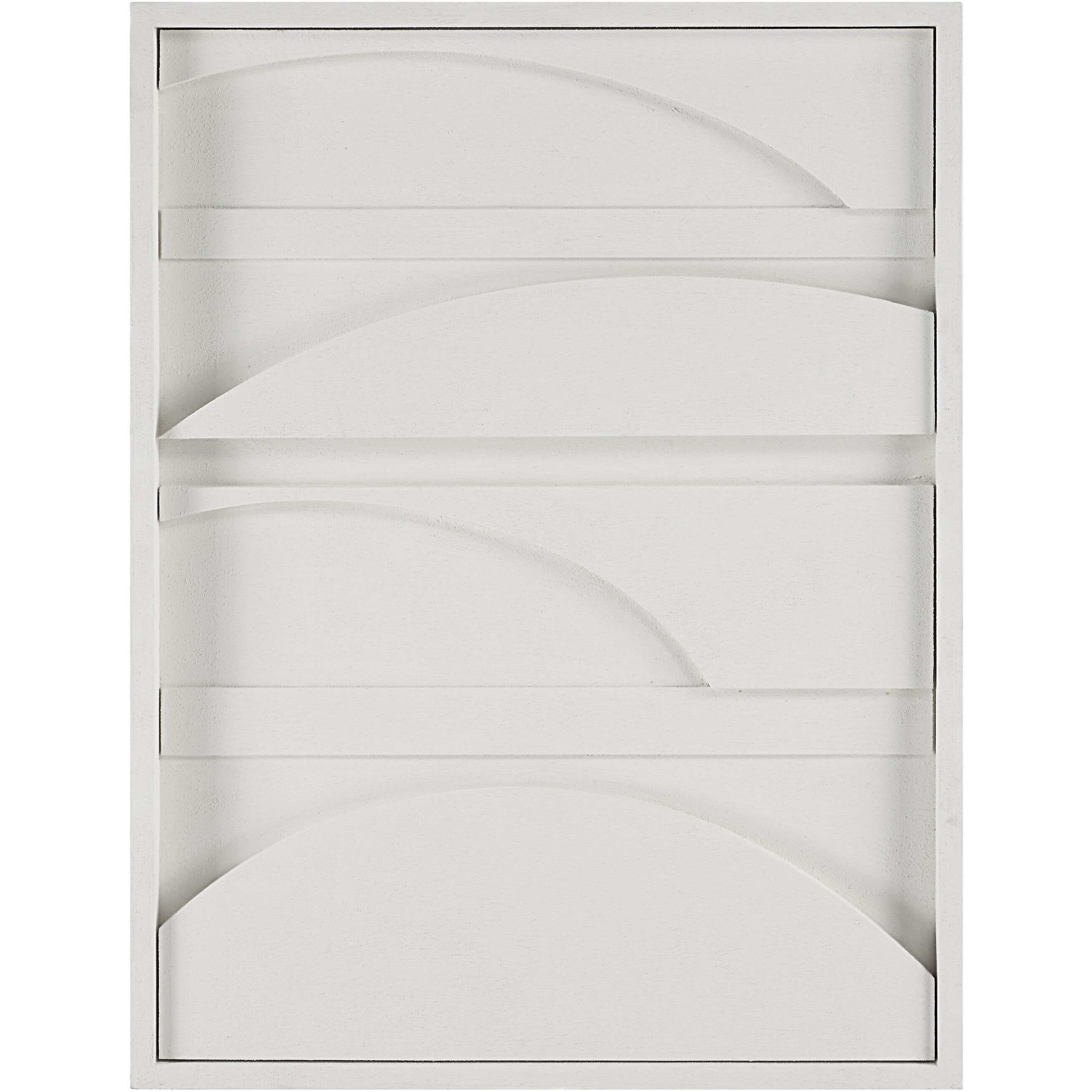Cadieux Matte White Wall Decor