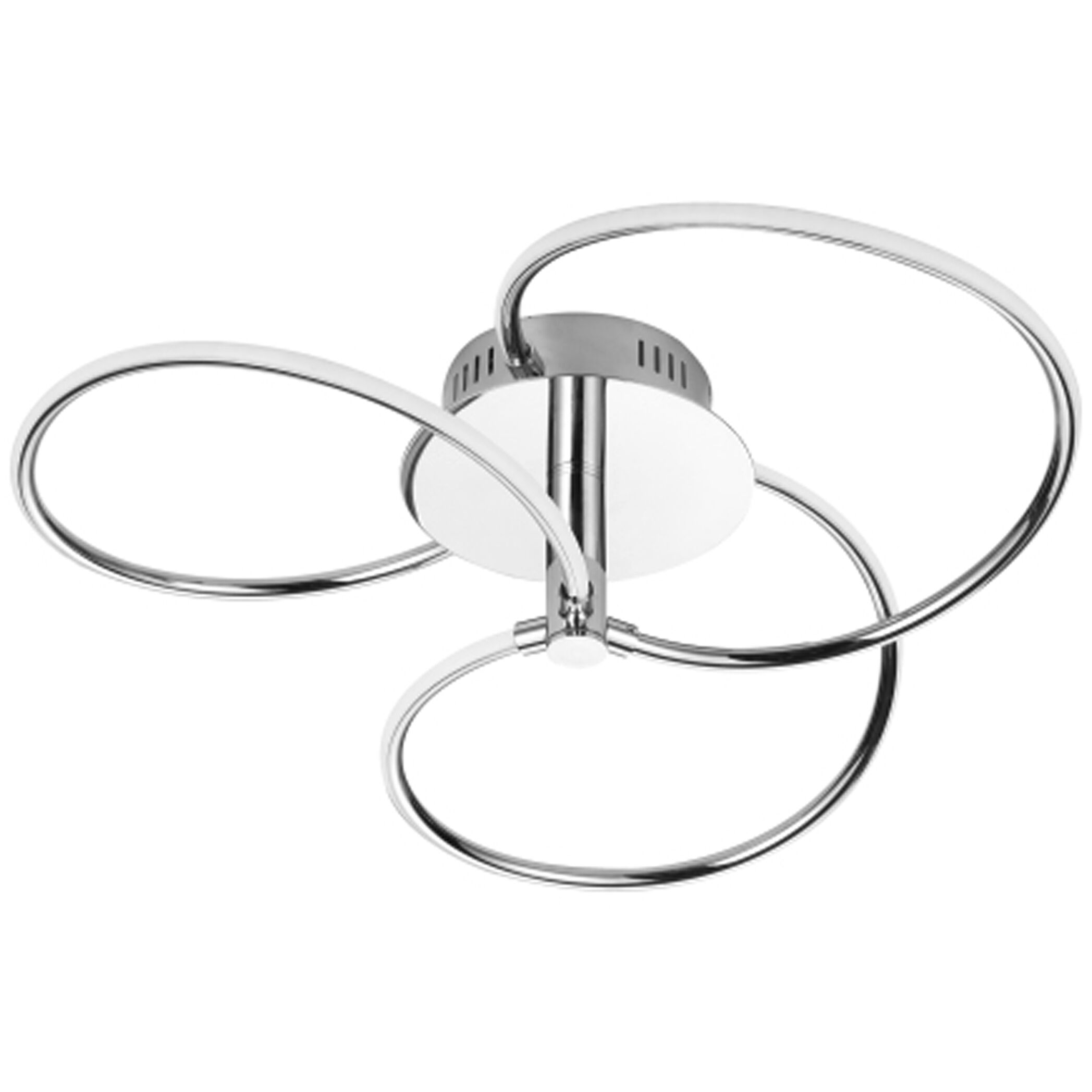 Romy LED 19.75 inch Polished Chrome Semi Flush Mount Ceiling Light
