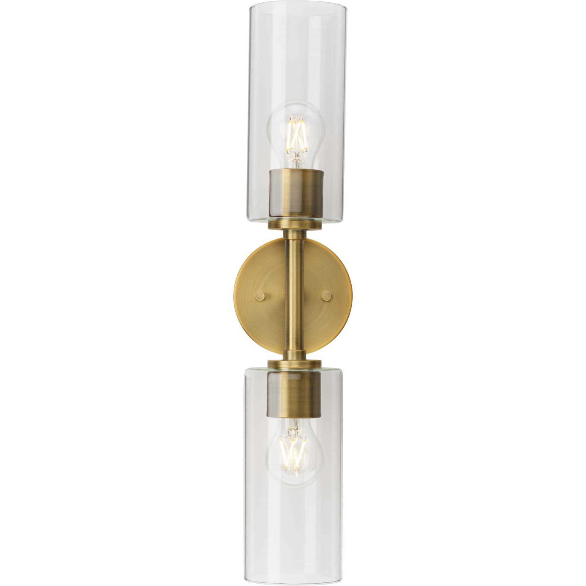 Cofield 2 Light 5.62 inch Vintage Brass Wall Bracket Wall Light