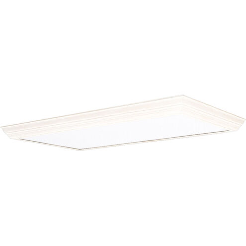 Modular Fluorescent White 18 inch Trim and Diffuser