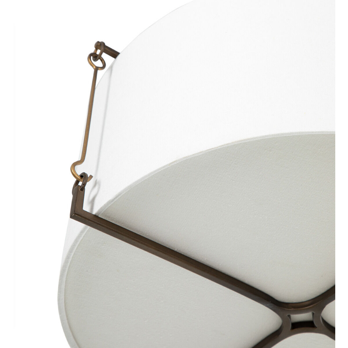 Theresa 2 Light 19.5 inch Matte Bronze Semi-Flush Mount Ceiling Light