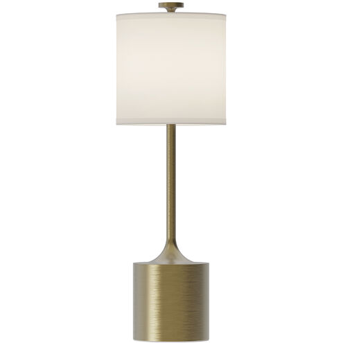 Alora Mood Issa 26.38 inch 1.00 watt Brushed Gold and Ivory Linen Table Lamp Portable Light
