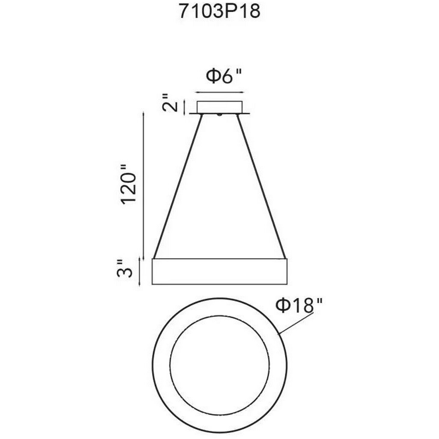 Arenal LED 18 inch White Drum Shade Pendant Ceiling Light