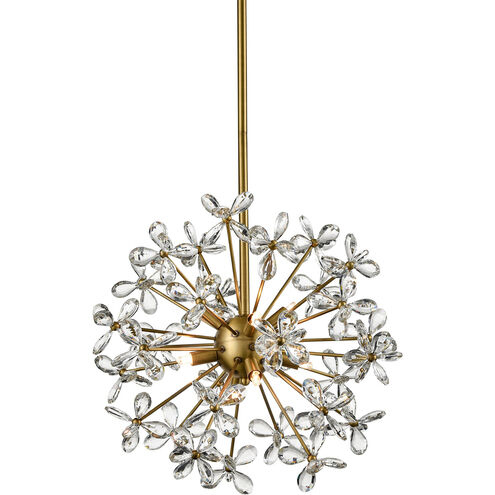 Adelle 8 Light 20 inch Aged Brass Chandelier Ceiling Light