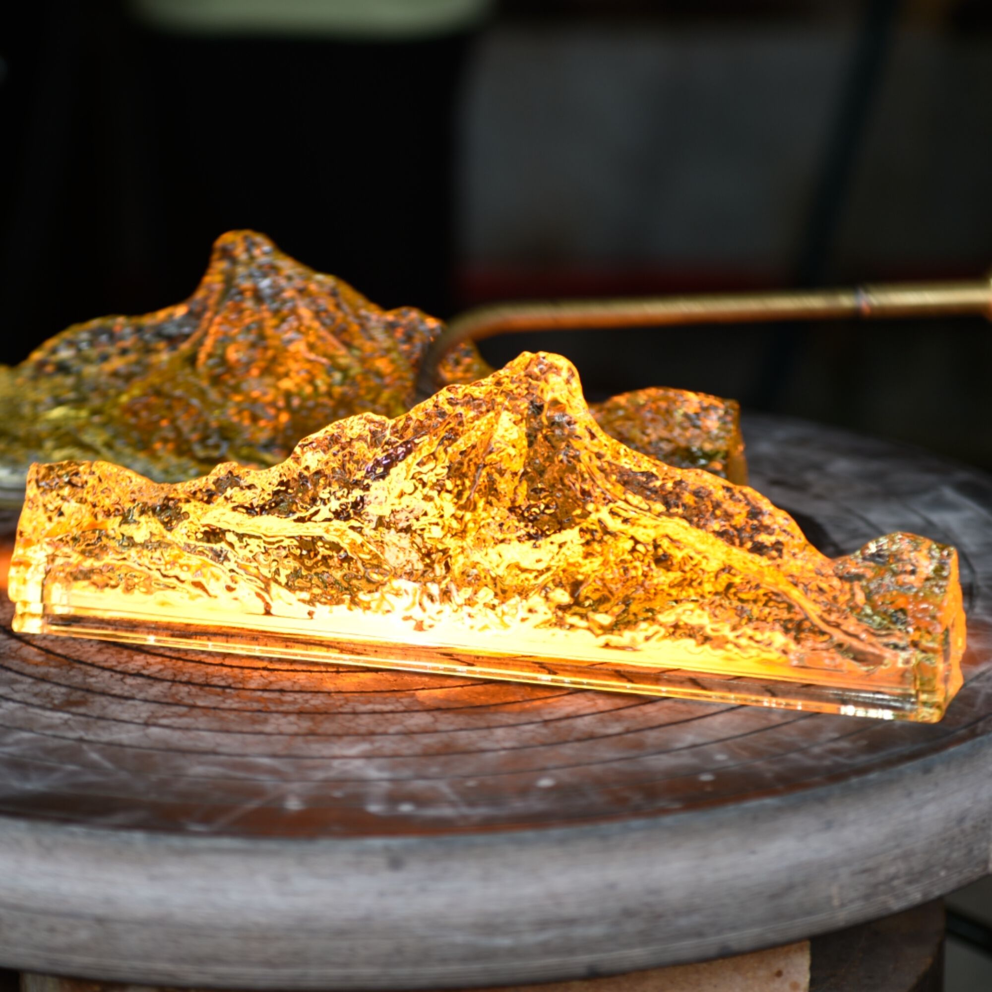 Himalayas LED 48 inch Brass Island/Pool Table Light Ceiling Light