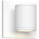 Nordic LED 4.63 inch White Exterior Wall Light