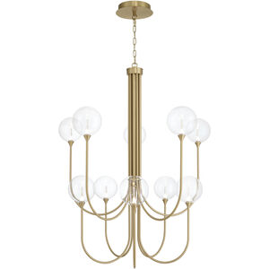 Iissa 10 Light 40 inch Gold Chandelier Ceiling Light in Clear