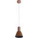 Faroe Pendant Ceiling Light in Coffee/Black