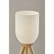 Kinsley 22.5 inch 100.00 watt Natural Wood Table Lamp Portable Light