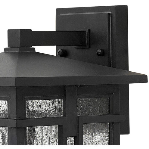 Tucker Outdoor Wall Mount Lantern in Museum Black, Medium