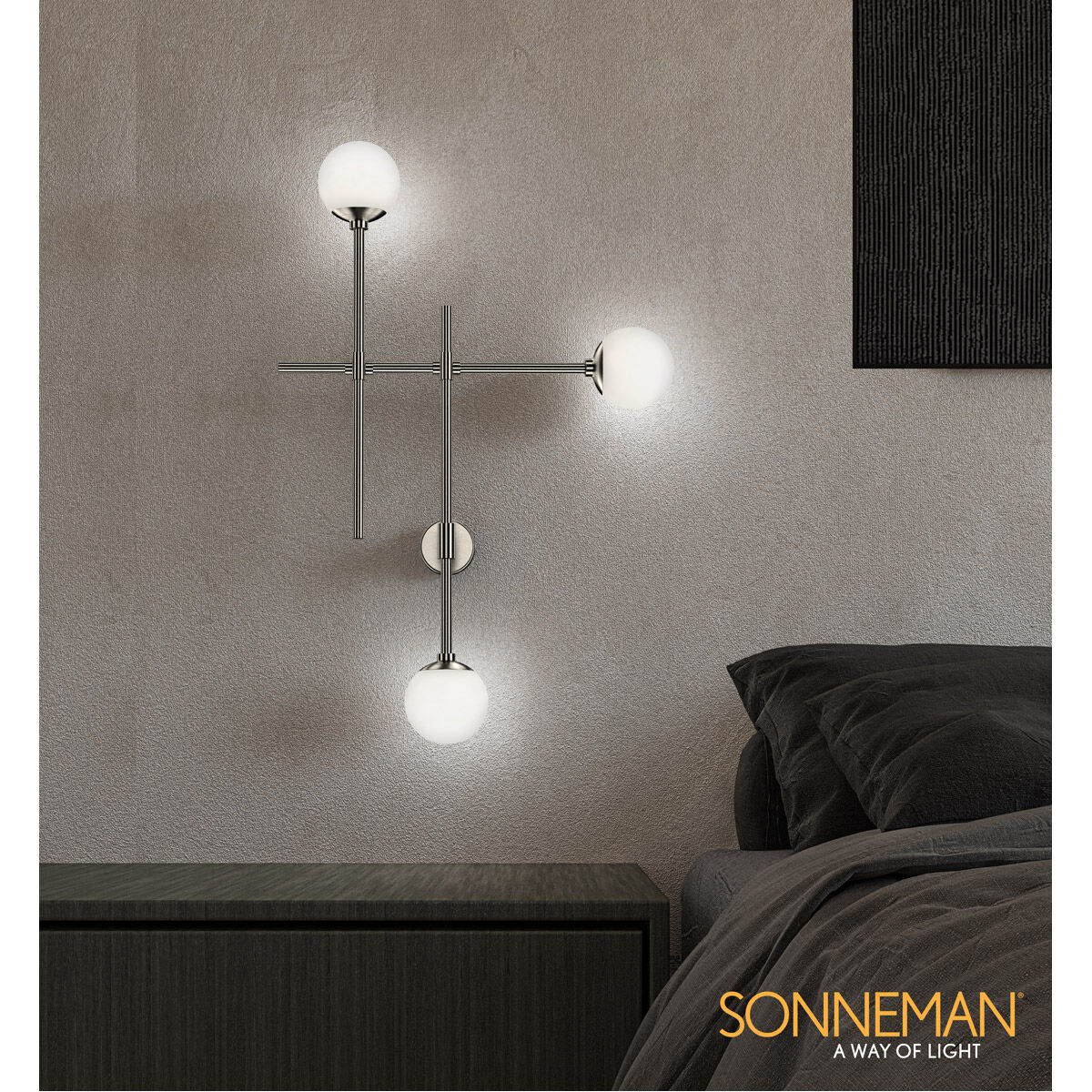Sabon LED 14 inch Satin Nickel ADA Sconce Wall Light