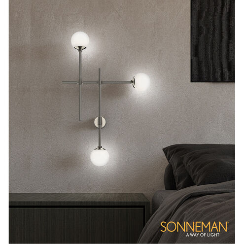 Sabon LED 14 inch Satin Nickel ADA Sconce Wall Light