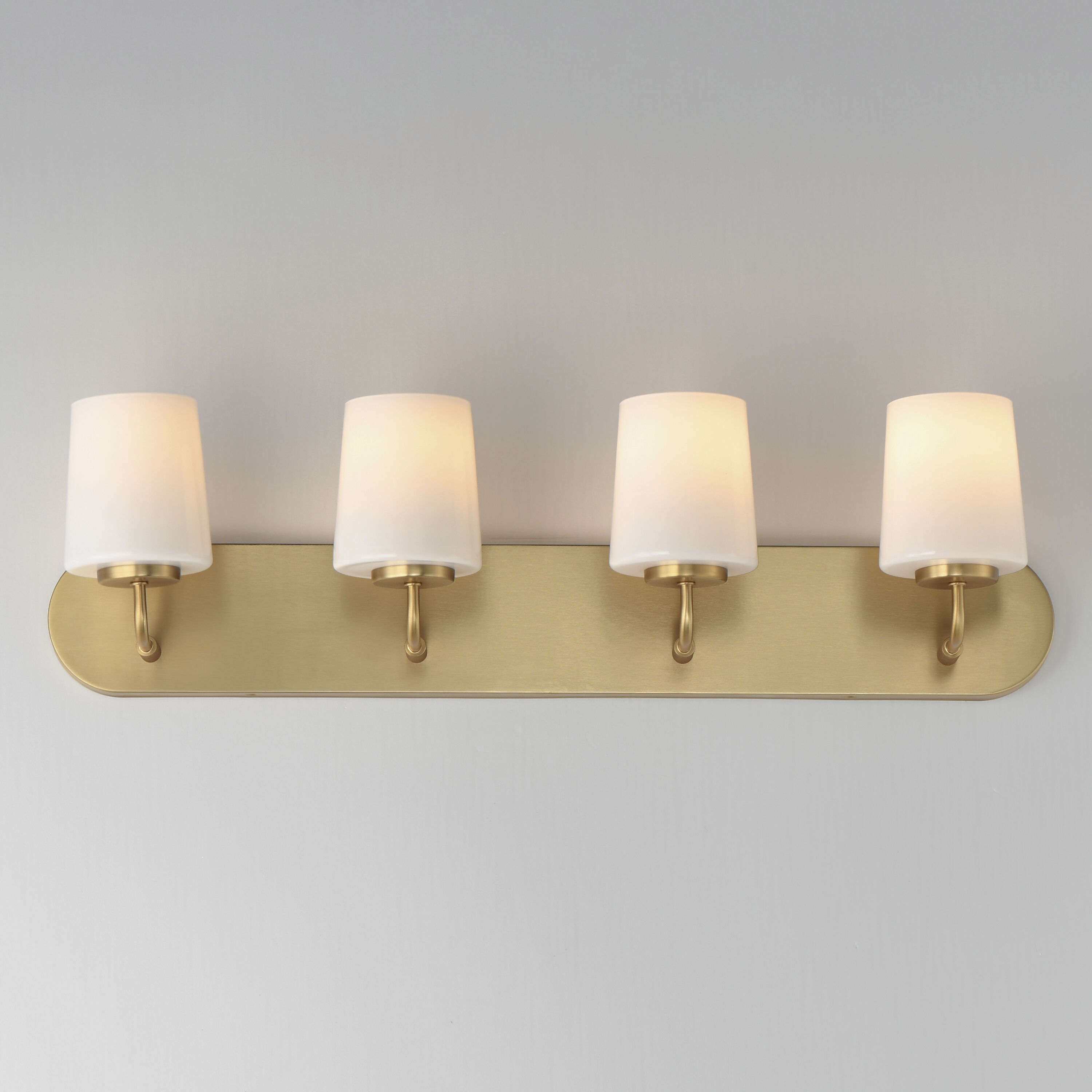 Durham 4 Light 30 inch Natural Aged Brass Bath Vanity Wall Light