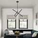 Soho 6 Light 20 inch Black Chandelier Ceiling Light