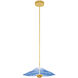 Embark 1 Light 16 inch Gold Pendant Ceiling Light