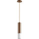 Opus 1 Light 4 inch Satin Copper Pendant Ceiling Light