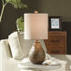 Table Lamp 21.3 inch 100 watt Brown Table Lamp Portable Light