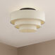 Bellingham 4 Light 21 inch Bronze Extra Large Semi-Flush Ceiling Light, Extra Large