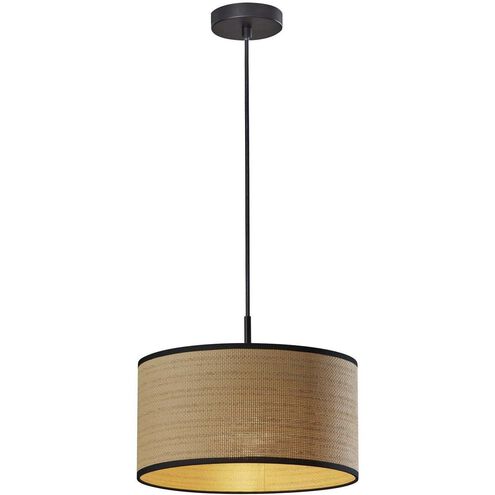 Adesso Harvest 15 inch Black Pendant Ceiling Light 4001-01 - Open Box