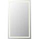 Riven 60 X 36 inch White LED Mirror
