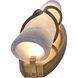 Gypsum Wall Sconce Wall Light in True Brass