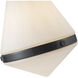 Willard 1 Light 13.5 inch Urban Bronze Pendant Ceiling Light in Opal Glass