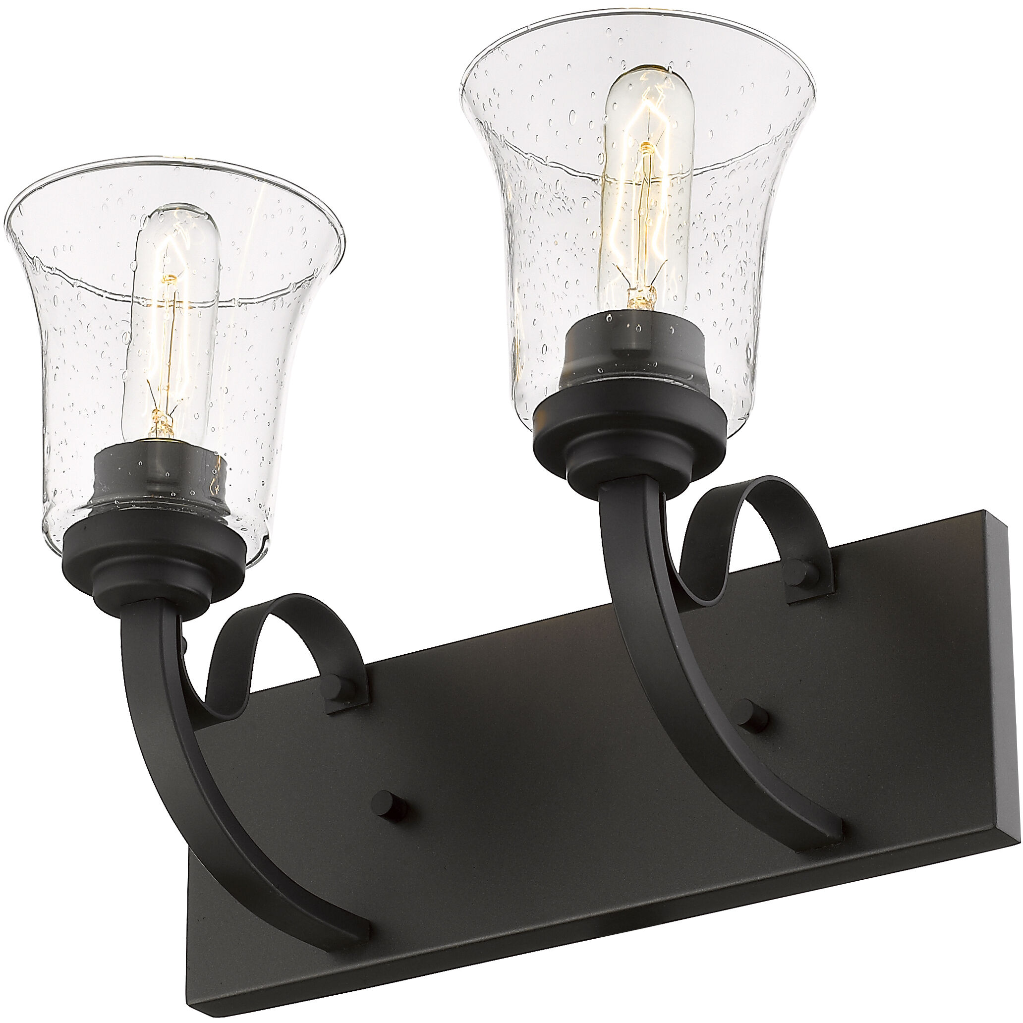 Halliwell 2 Light 14 inch Bronze Vanity Wall Light