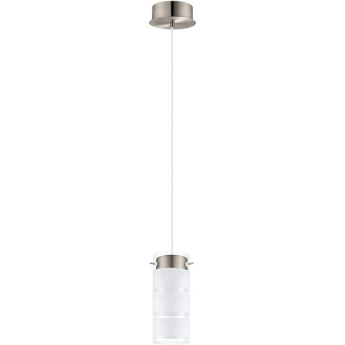 Olvero LED 5 inch Satin Nickel Pendant Ceiling Light 