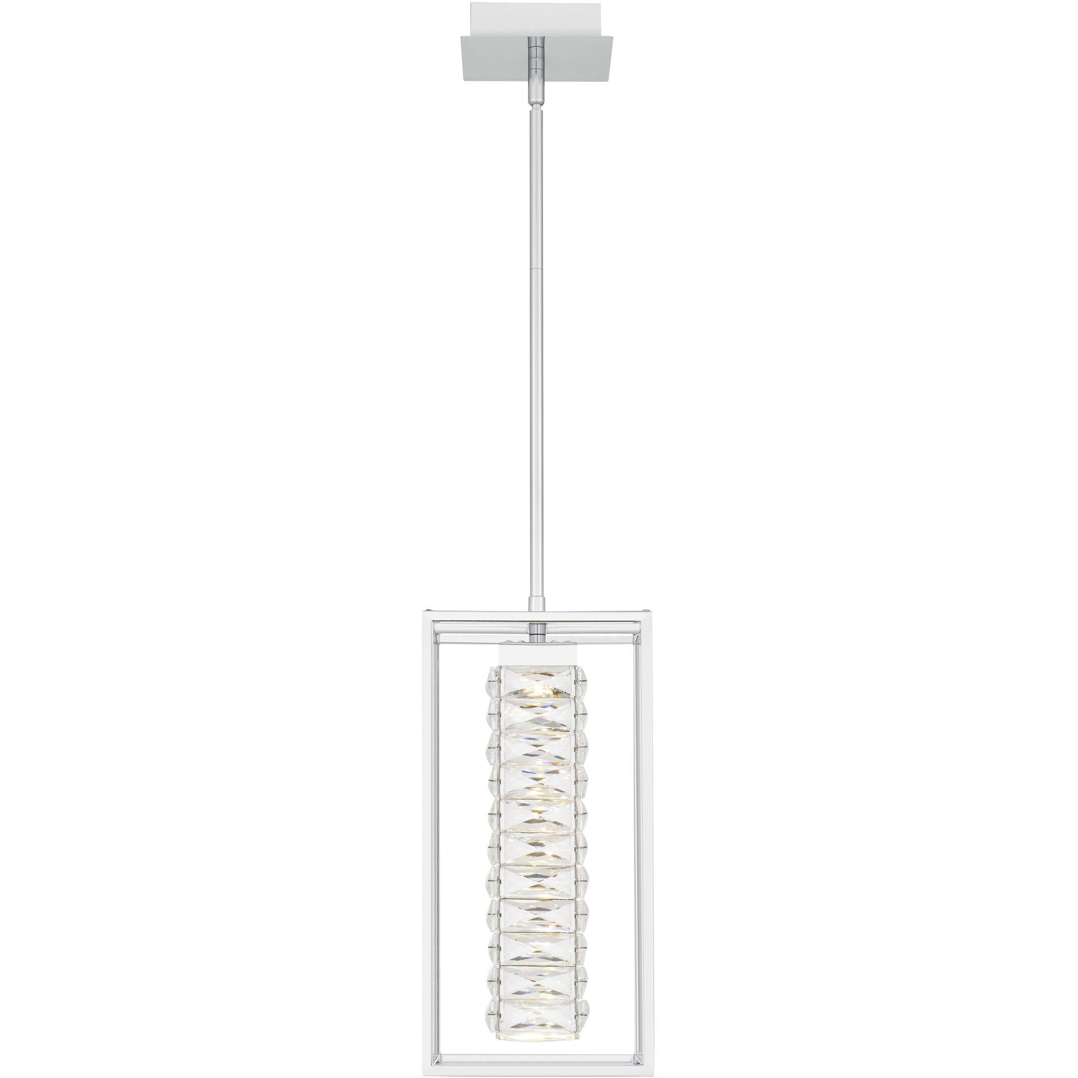 Dazzle LED 8 inch Polished Chrome Mini Pendant Ceiling Light