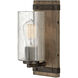 Sawyer 1 Light 5.75 inch Sequoia with Iron Rust Vanity Light Wall Light