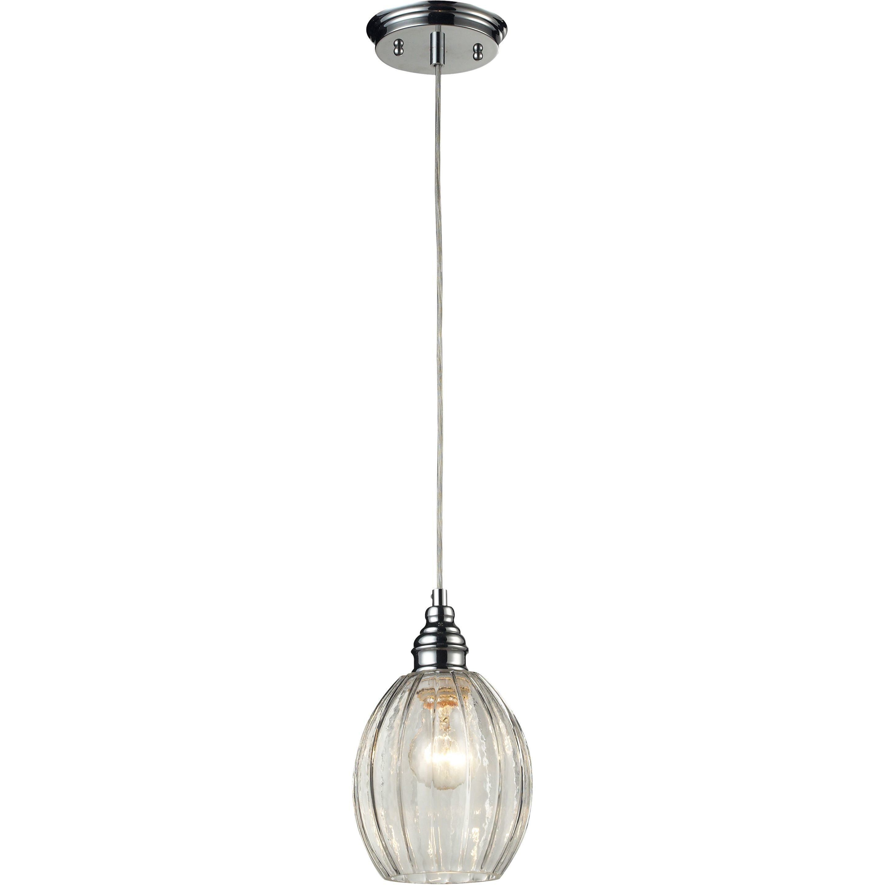 Danica 1 Light 6 inch Polished Chrome Pendant Ceiling Light