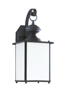 Jamestowne 1 Light 17 inch Black Outdoor Wall Lantern