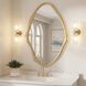 Aster 36 X 24 inch Antique Gold Mirror