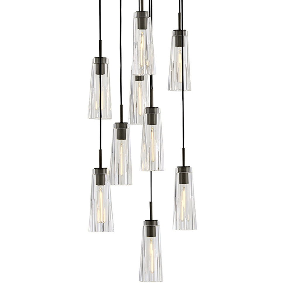 Cosette 9 Light 19.75 inch Black Oxide Pendant Ceiling Light