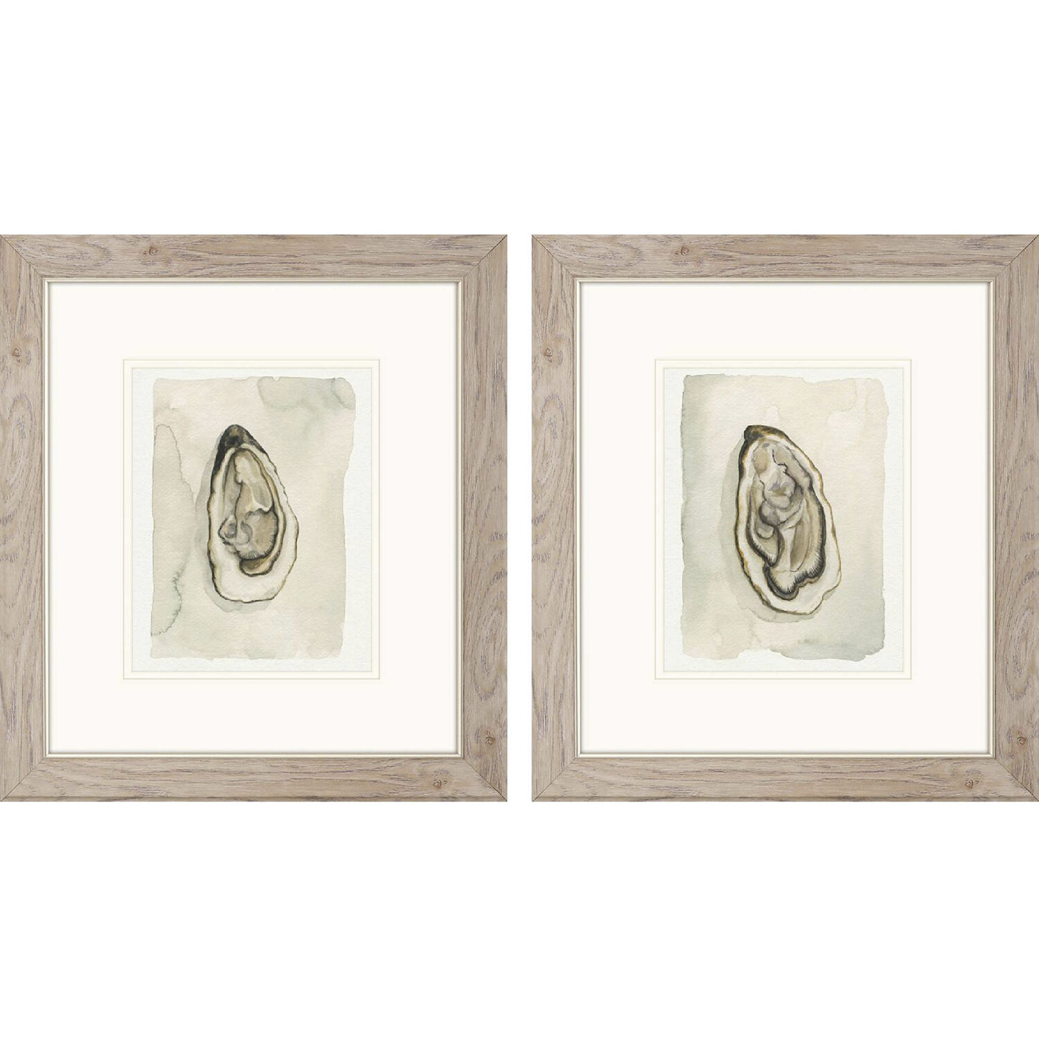 Waterside Gray and Black and Brown and Neutral Framed Art, Propac