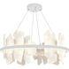 Volterra LED 38 inch White Circular Pendant Ceiling Light