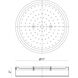 Plato LED 11 inch Chrome Flush Mount Ceiling Light