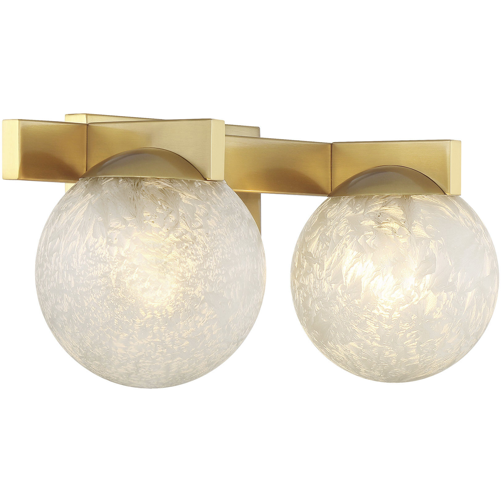 Darien 2 Light 17 inch Warm Brass Bathroom Vanity Light Wall Light
