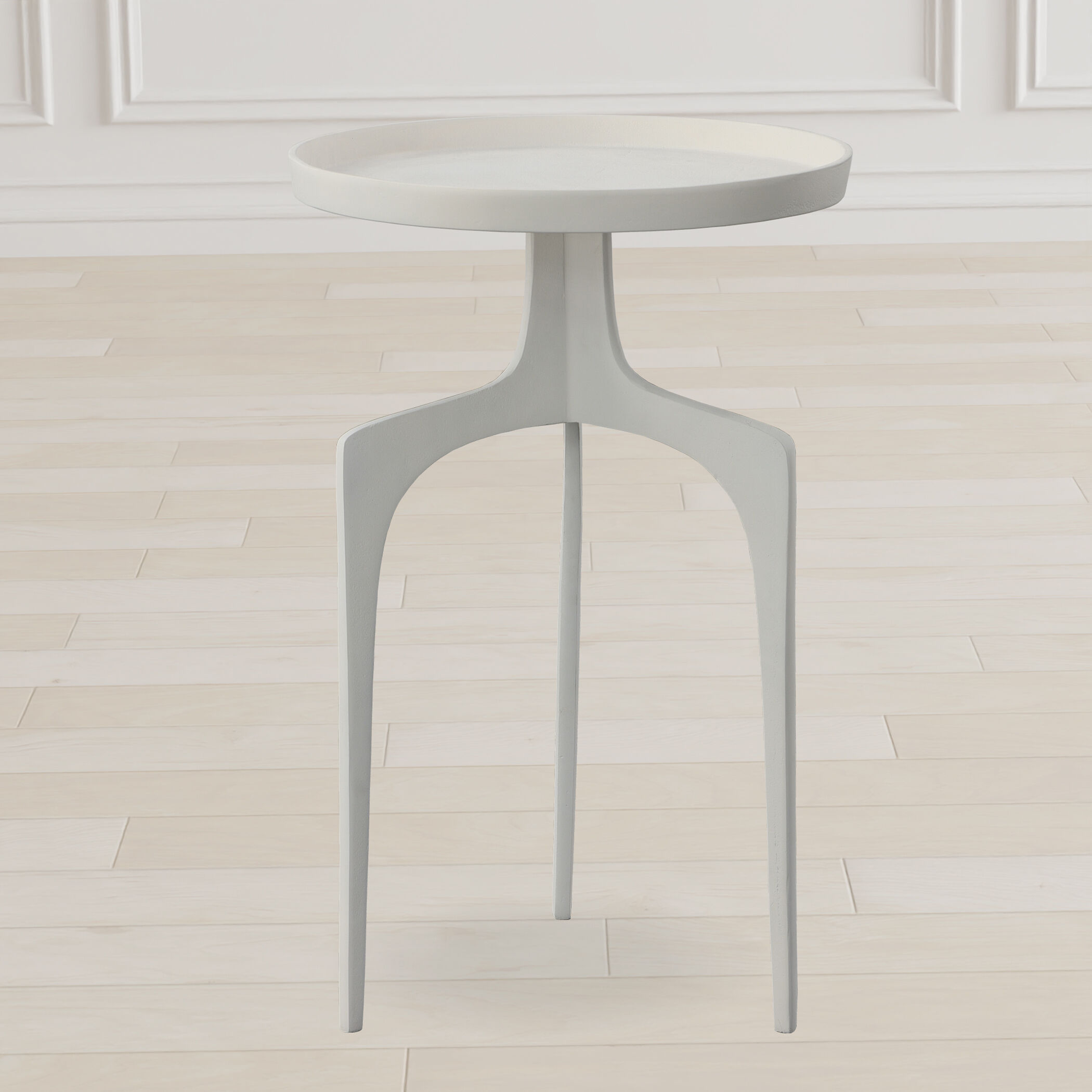 Kenna 25 X 16 inch Matte White Accent Table