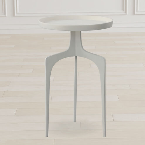 Kenna 25 X 16 inch Matte White Accent Table