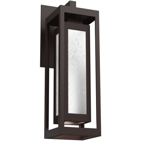 Outdoor Sconce LED Statuary Bronze Outdoor Sconce, Double Box Lantern