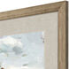 Riverside View Blue and Green and Teal and White Framed Art