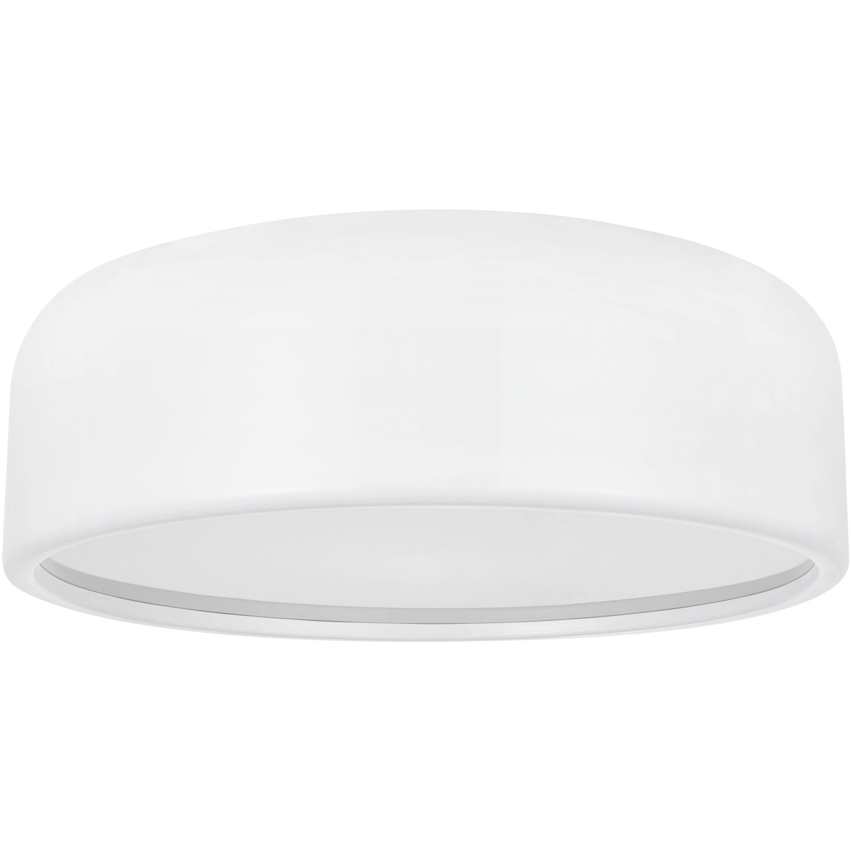 Campton 3 Light 19 inch White Drum Shade Flush Mount Ceiling Light