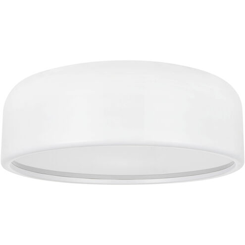 Campton 3 Light 19 inch White Drum Shade Flush Mount Ceiling Light