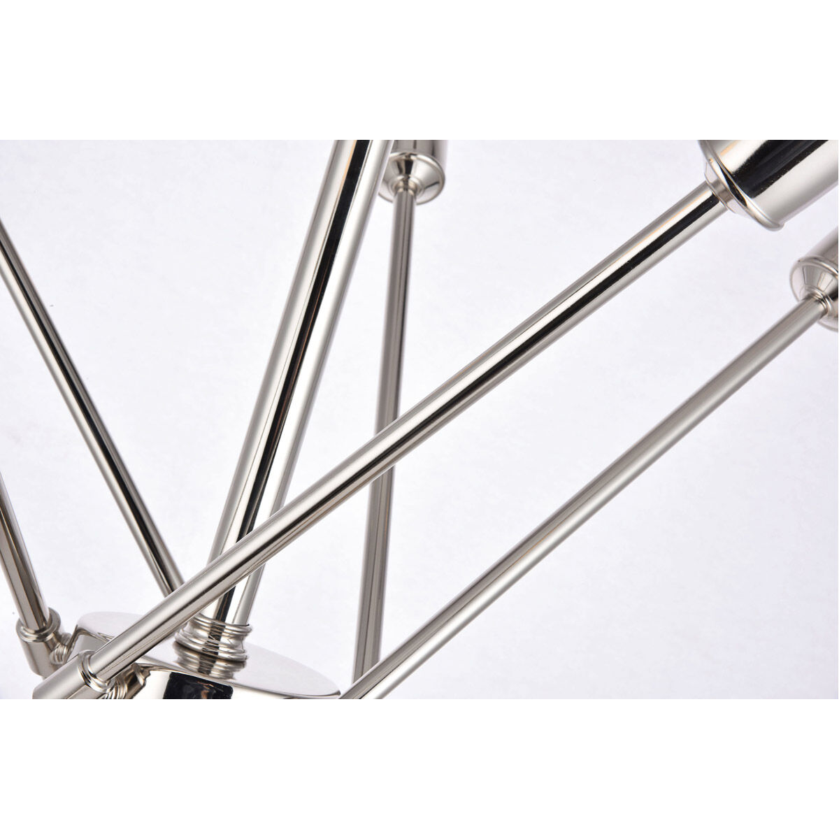 Axel 10 Light 27 inch Polished Nickel Pendant Ceiling Light