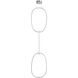 Circa LED 26 inch Chrome Pendant Ceiling Light